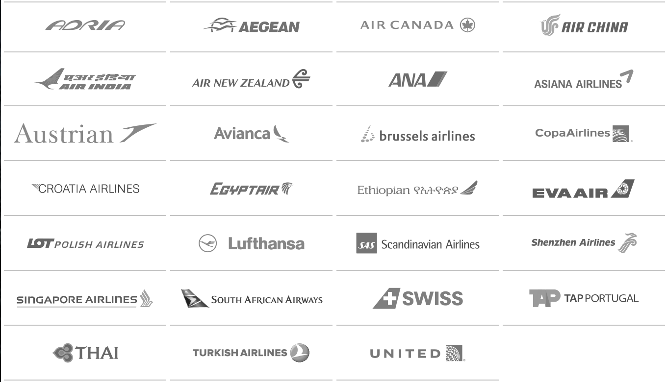 The members of Star Alliance.