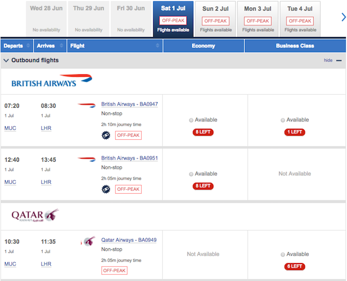 British airways operated by cheap qatar airways baggage allowance