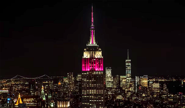 Here’s Why The Empire State Building Lit Up In Qatar Airways Colors On Tuesday