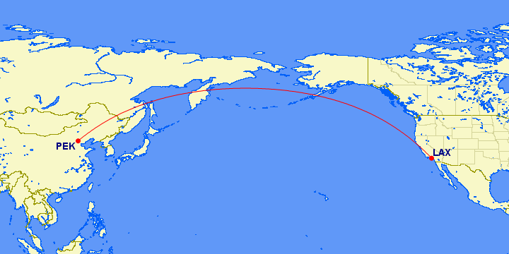 American s Los Angeles To Beijing Flight Launching At Last One