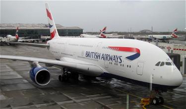 Oops: British Airways A380 Crushes Taxiway