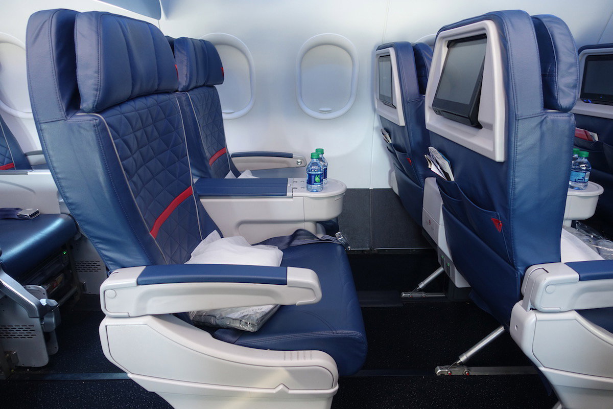 Delta Comfort Plus Flight to Iceland Extra Legroom: Review, 757-200