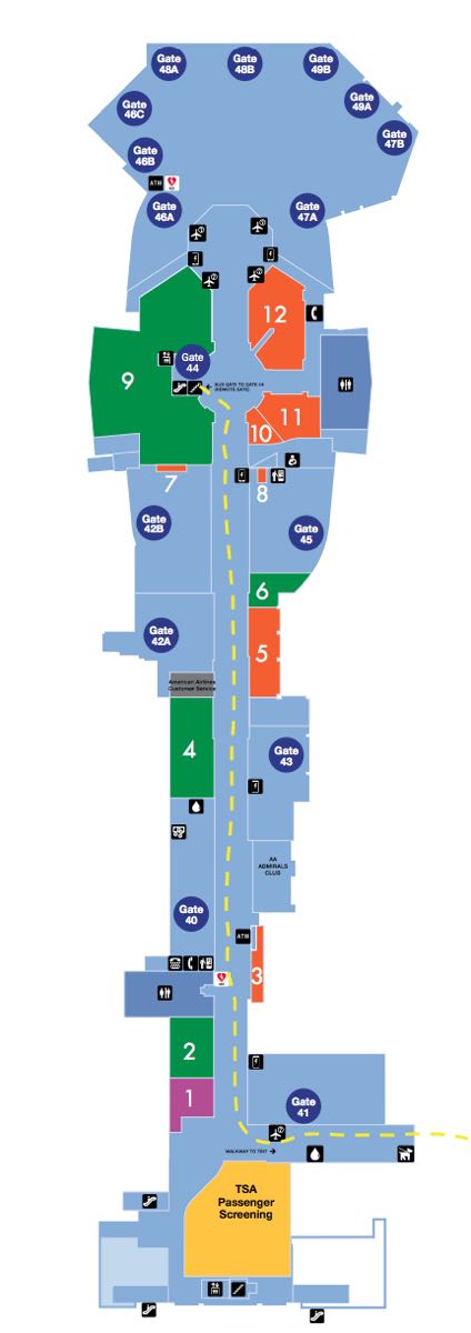 LAX T4 Map 