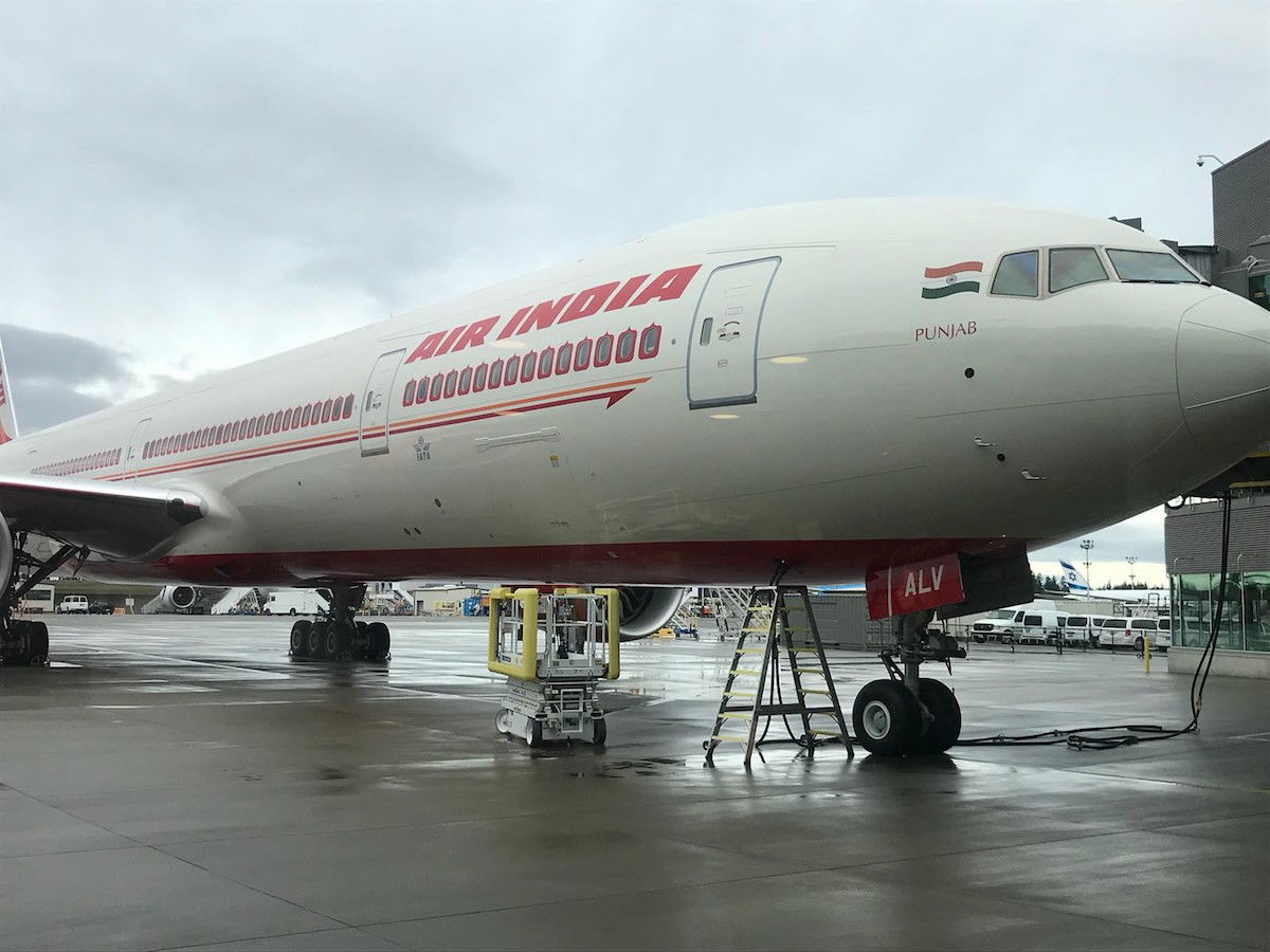 air india boeing 777 300er interior