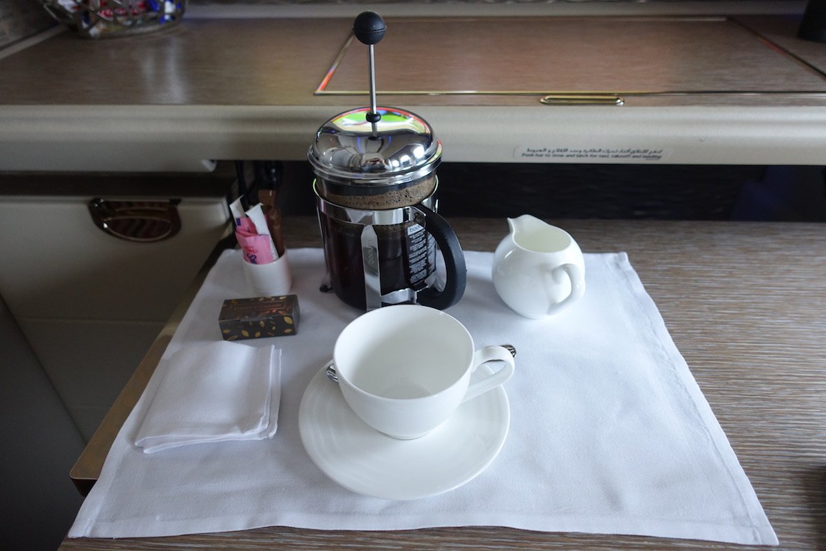 One Cup At A Time: Musings About Airline And Hotel Coffee Emirates New First Class 76