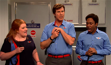 SNL Parodies The Southwest Flight Attendant Rap