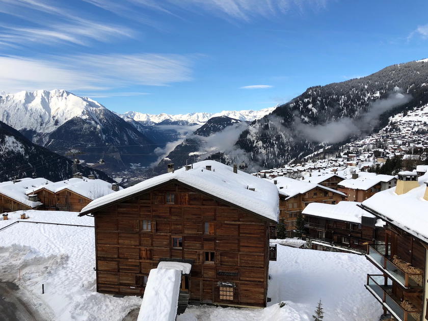 Exterior of the W Hotel Verbier in the Swiss Alps