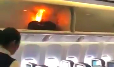 Video: Bag Catches Fire On China Southern Flight