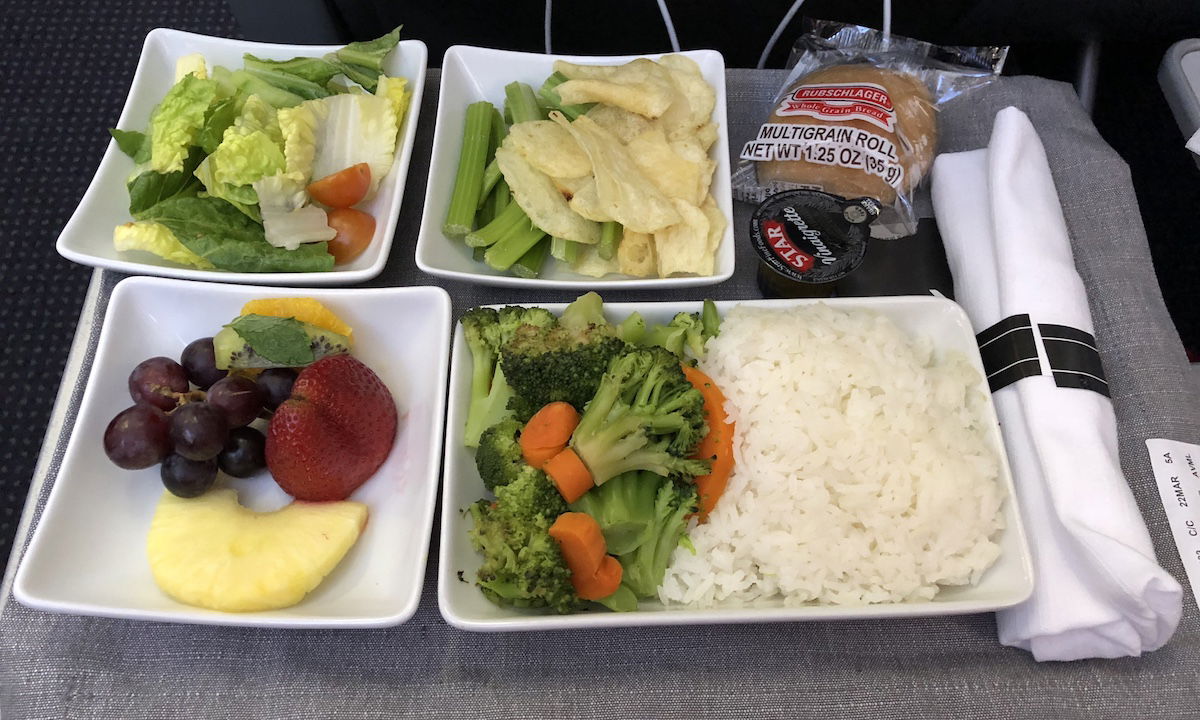 American Airlines First Class Meals I One Mile At A Time 5216