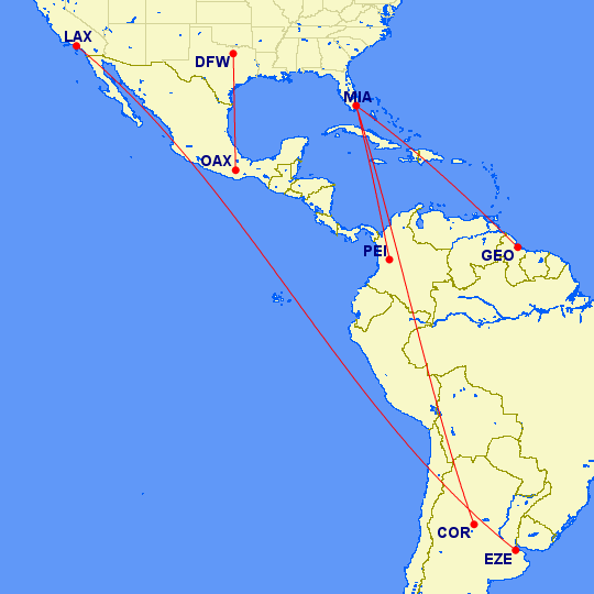 American Adding 5 New Routes To Latin America, Including Los Angeles To Buenos Aires - One Mile At A Time