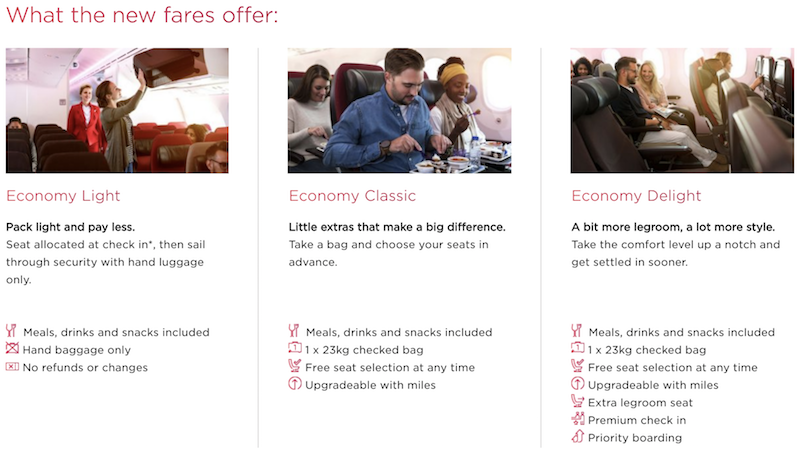 Virgin atlantic cheap basic economy baggage