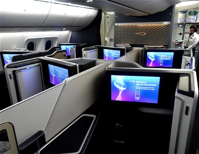 British Airways 787 First Class