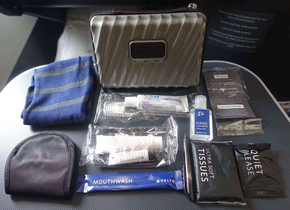 Delta one shop amenity kit 2018