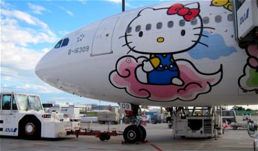 EVA Air Operating Hello Kitty Flight To Nowhere
