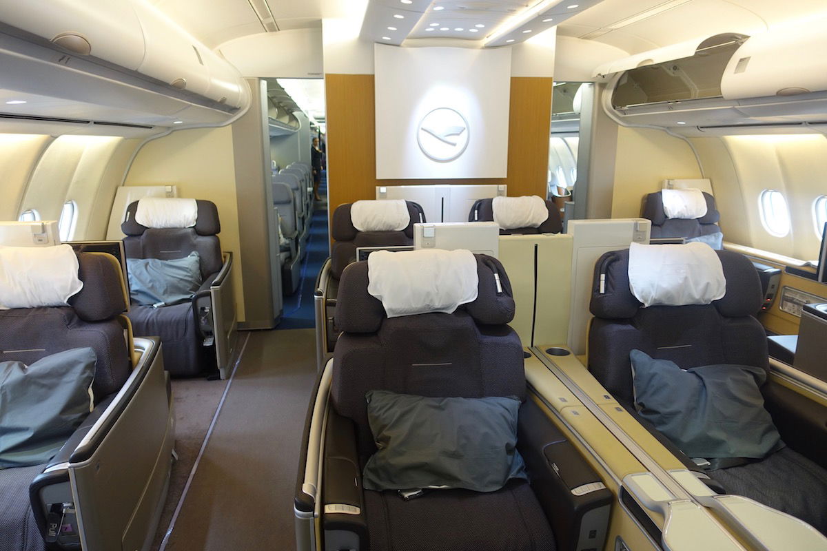 lufthansa business class seats a340 600