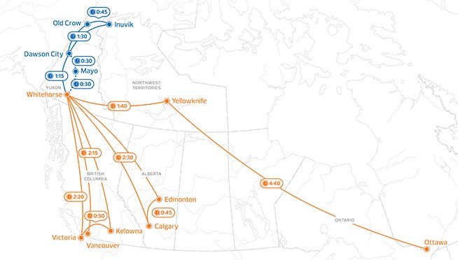 Air North Routemap 