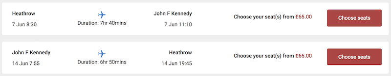 ba seat assignment