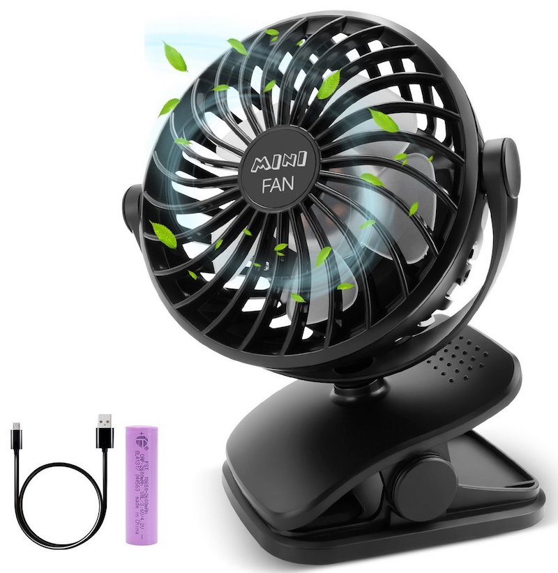 Household Hotel Desktop Fan Handheld Mini Fans Living Room Plastic