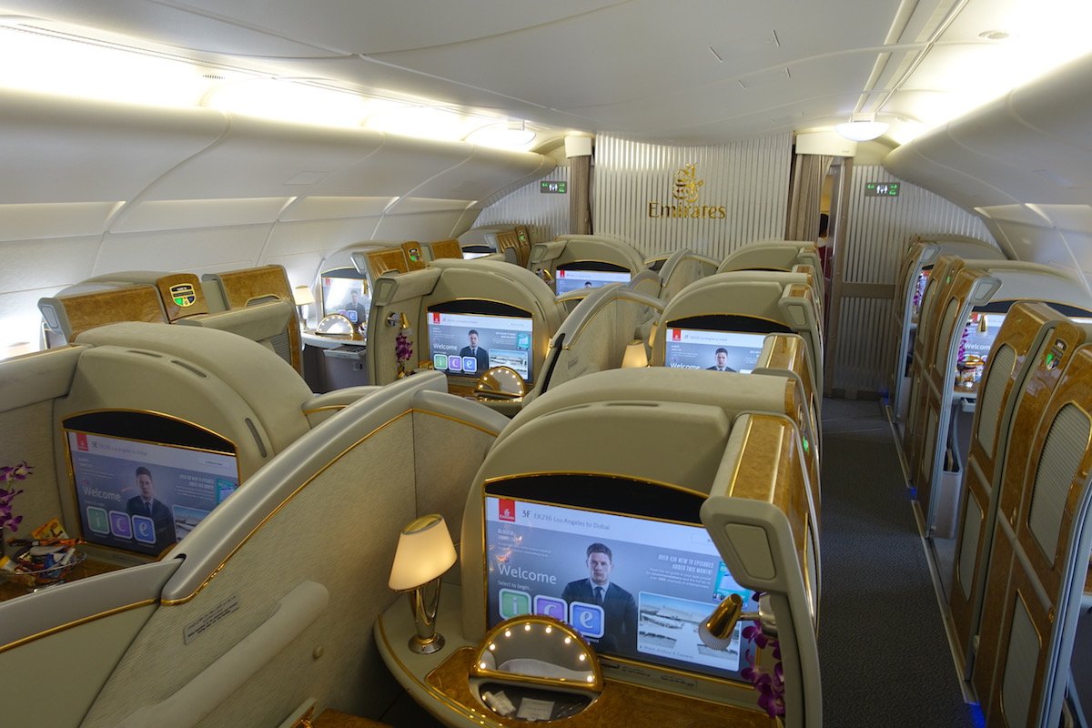 Emirates First Class Seats
