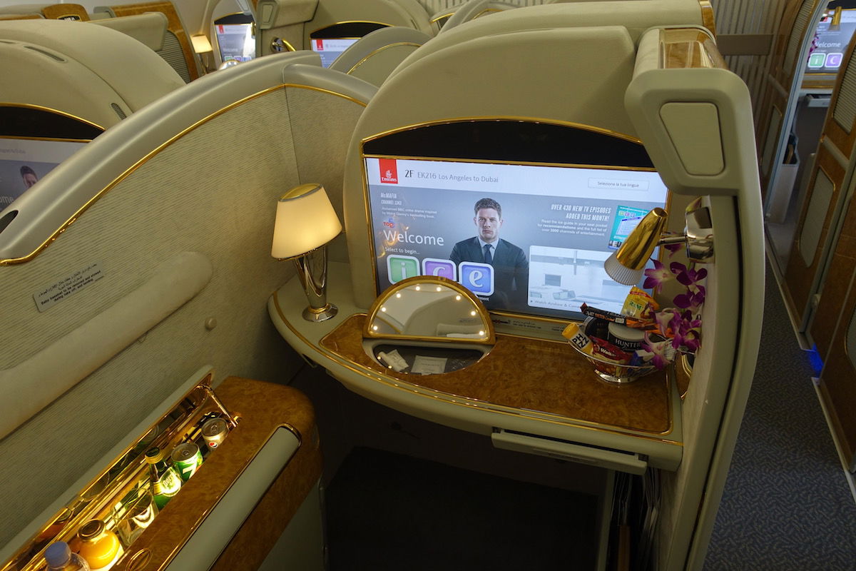 airbus a380 first class emirates