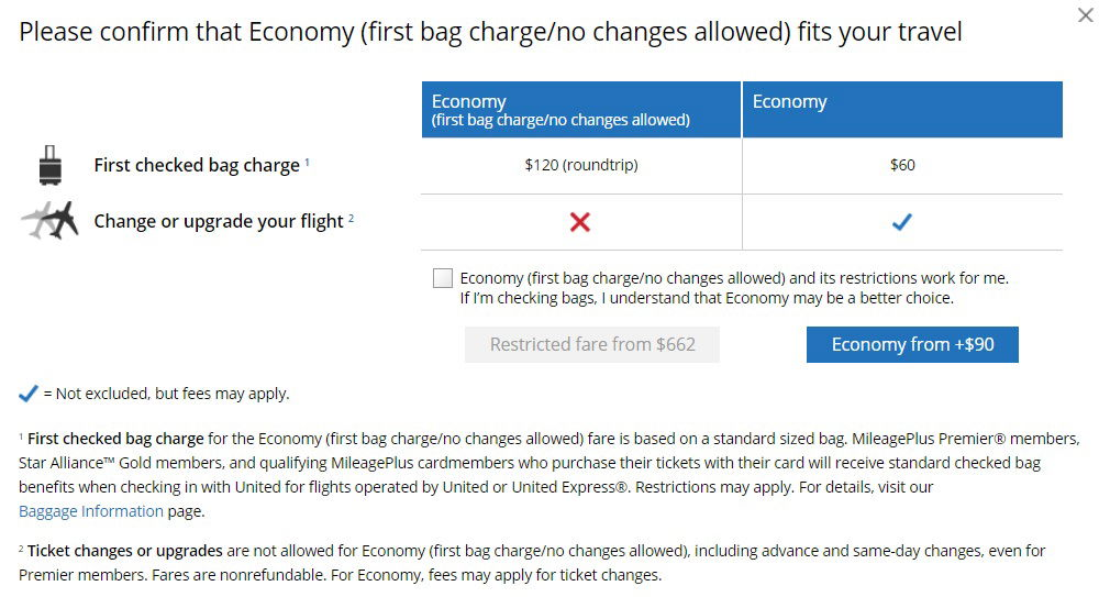 How to Get Around Basic Economy Restrictions on United