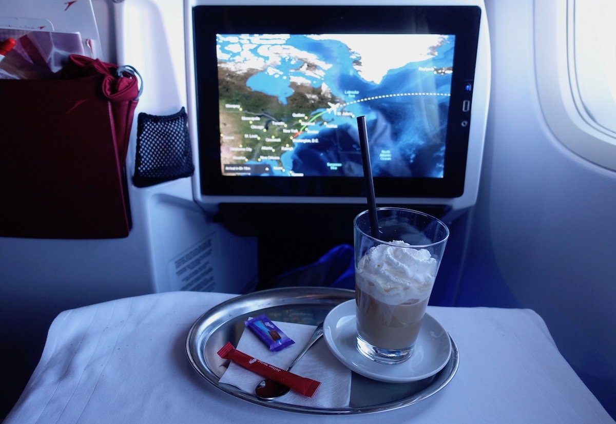 One Cup At A Time: Musings About Airline And Hotel Coffee Austrian Business Class 767 59