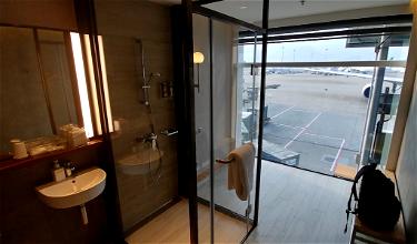 The World’s Best Airport Lounge Shower For AvGeeks?
