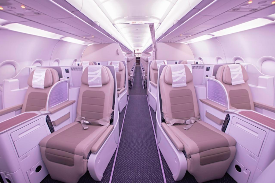 Saudia Unveils New Business Class Seats For Airbus A321XLR - One Mile ...