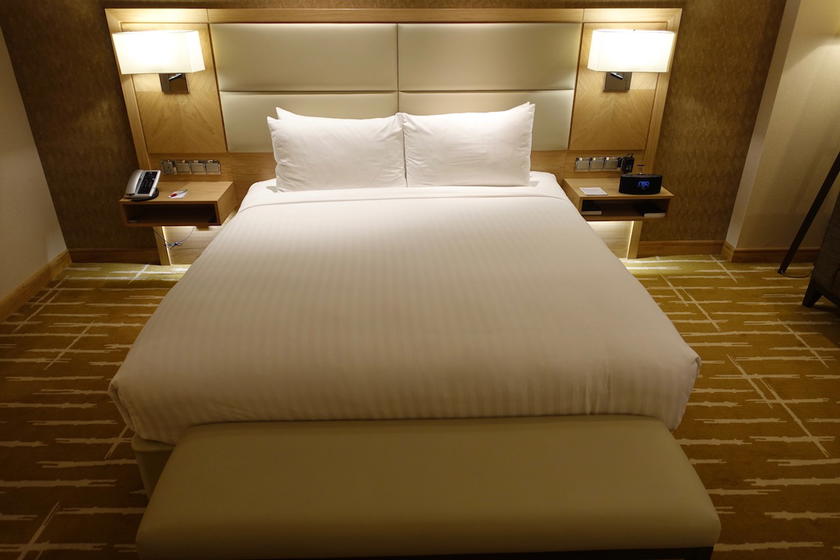 Guest room at the Marriott Hotel Kigali in Rwanda