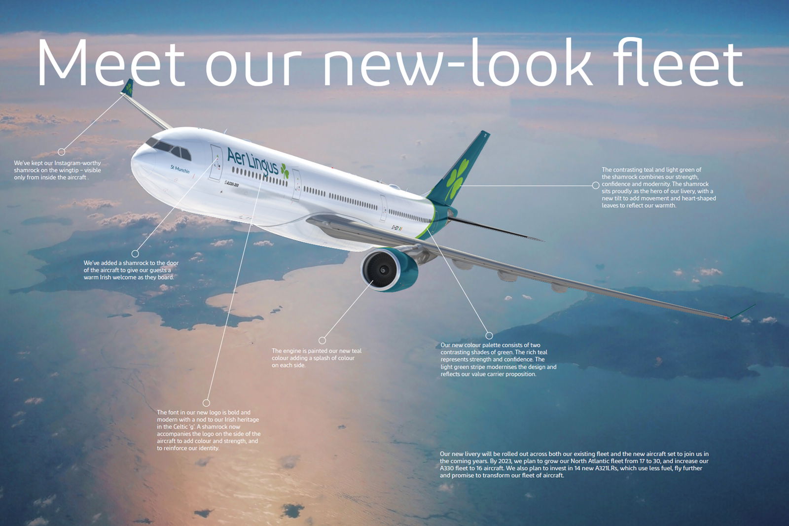 Full Details Of Aer Lingus' Rebranding One Mile at a Time