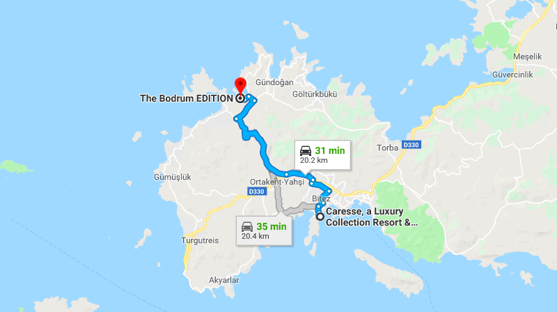 Bodrum Map 