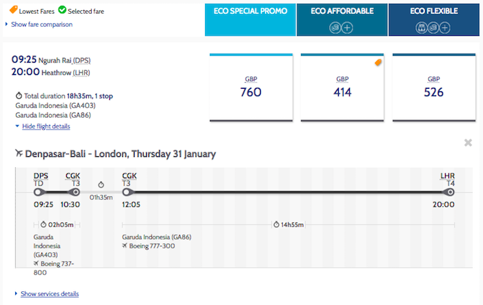 Garuda Indonesia Launching Strange New London To Bali Route One