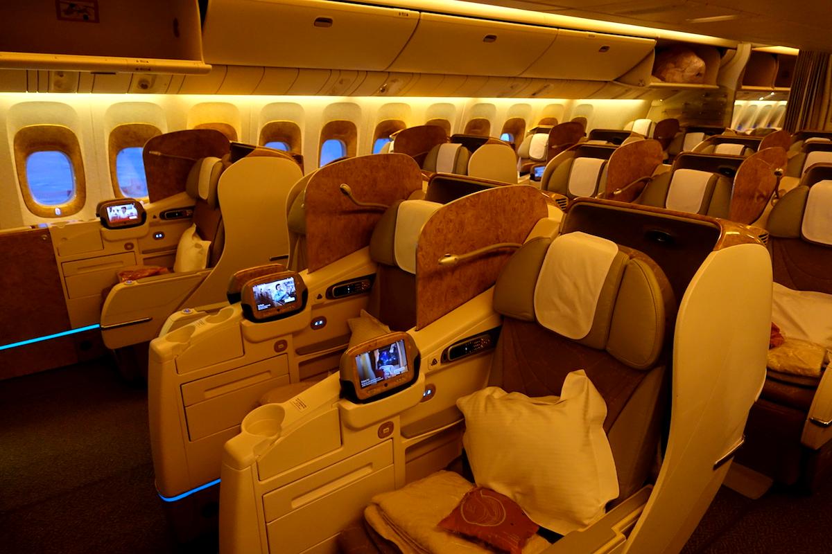 Emirates Business Class Boeing 777 300Er