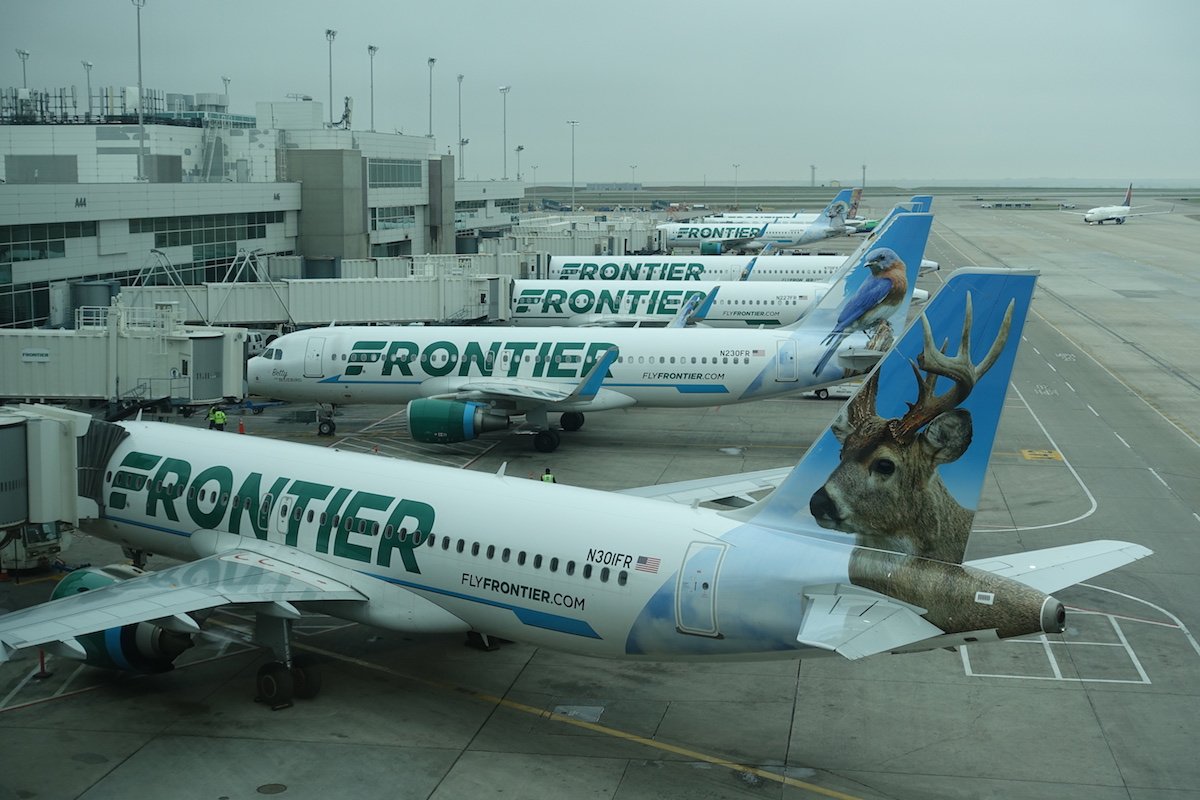 Save Money Buying Frontier Tickets At The Airport &#8211; One Mile at a Time Frontier Airlines Planes