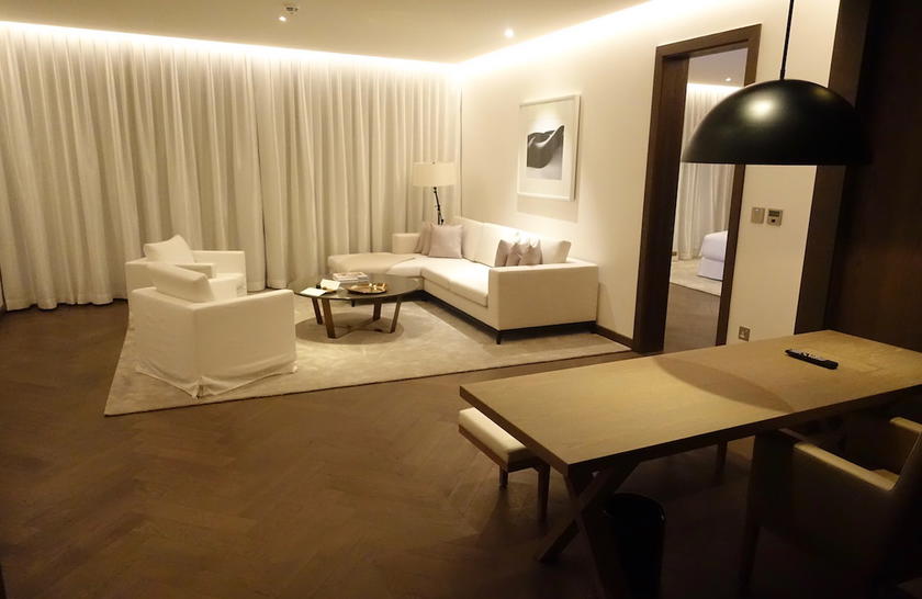Interior of the EDITION Abu Dhabi hotel