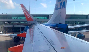 Oops: EasyJet & KLM Planes Collide During Pushback