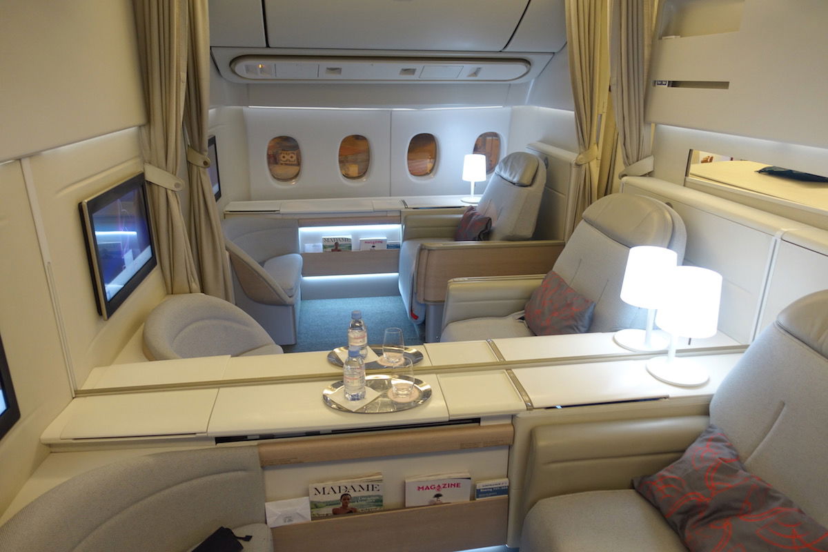 Air France Upgrade Seat with Miles, Bid, Cash and La Première