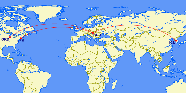 Lot Polish Airlines Route Map Lot Polish Shifts Us Service From Budapest - One Mile At A Time