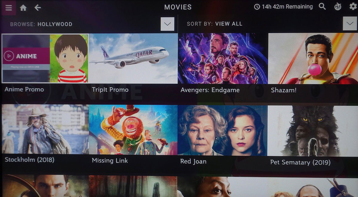 Qatar airways clearance movie list