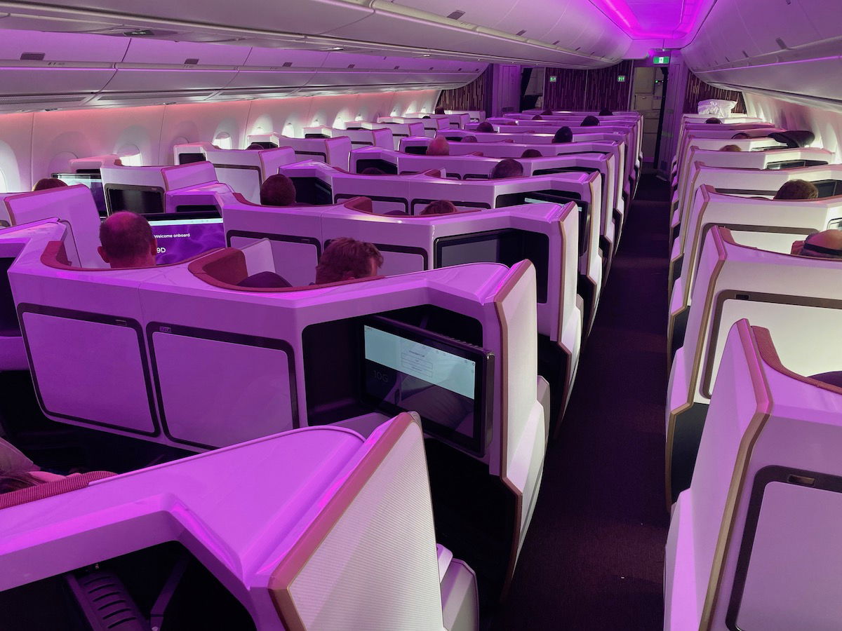 virgin atlantic plane interior