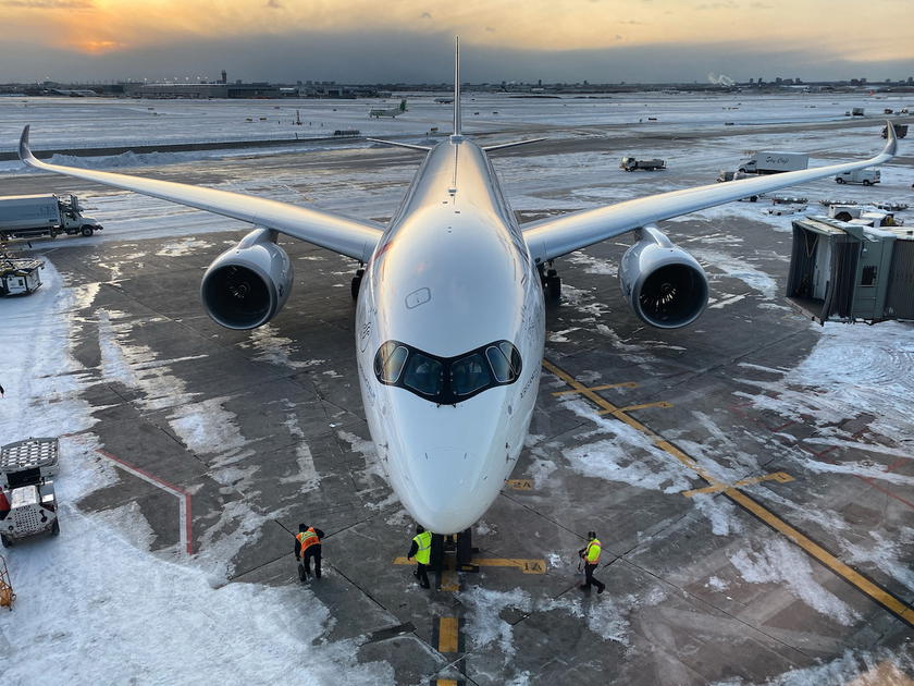 Air France Airbus A350 aircraft on the ground