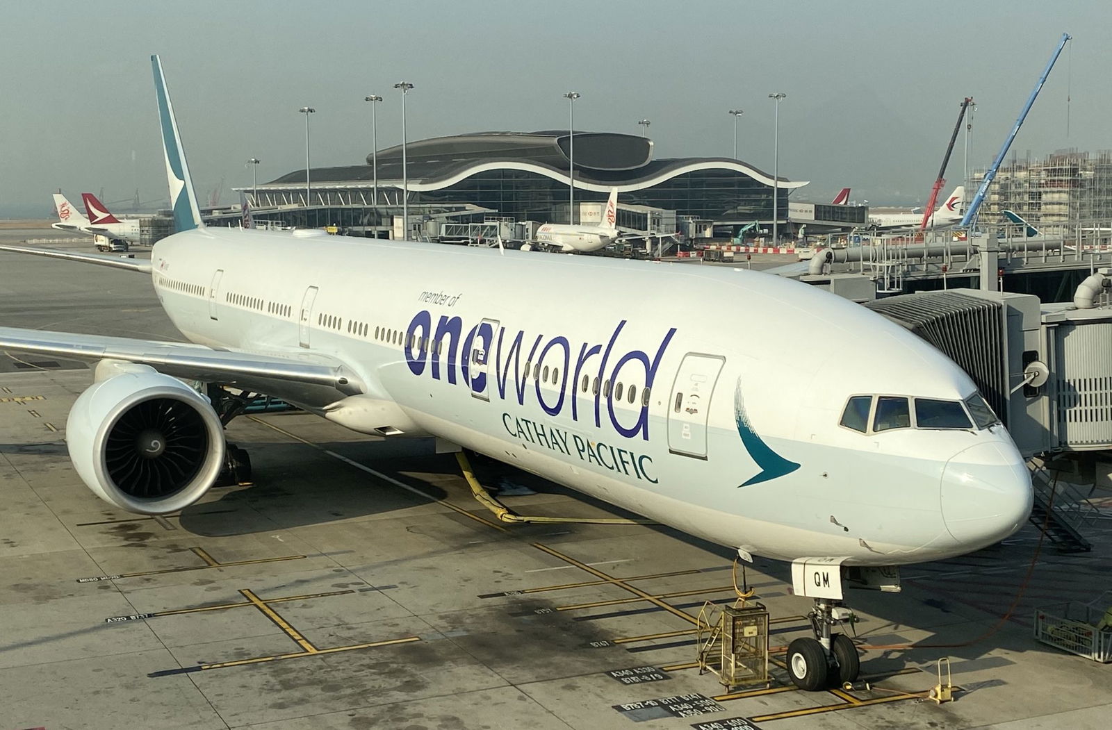 Oneworld Emerald My Favorite Airline Alliance Status One Mile At A Time   Cathay Pacific 777 Oneworld 