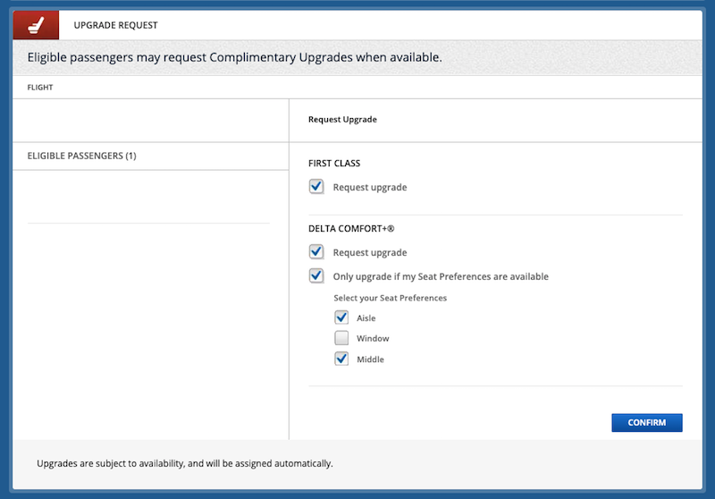 Delta Introduces Comfort+ Upgrade Seat Preferences - One Mile at a