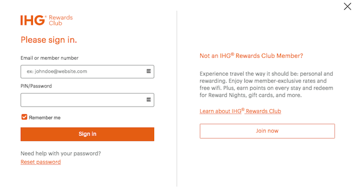 Ihg Rewards Club Password 1 