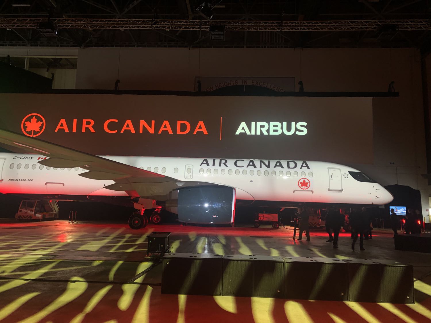 inside air canada bombardier