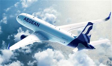 Aegean Unveils A320neo With New Cabin & Livery