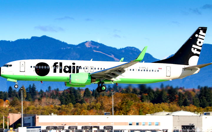 Canada S Flair Airlines Acquiring Boeing 737 Max One Mile At A Time Flair Airlines Route Map