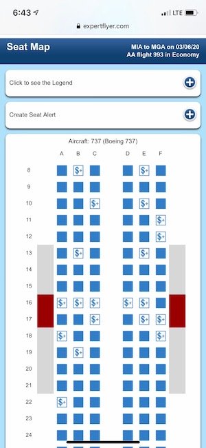 Review American Airlines Main Cabin Extra 737 One Mile At A Time