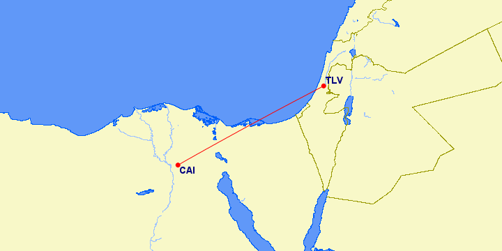 Air Sinai The Airline Flying Between Egypt Israel One Mile at