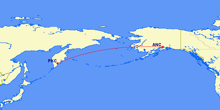 Yakutia Airlines Flight From Russia To Anchorage One Mile at a Time